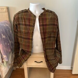 Very nice banded collar shirt